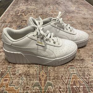 Puma Cali Wedge White Sneakers Women